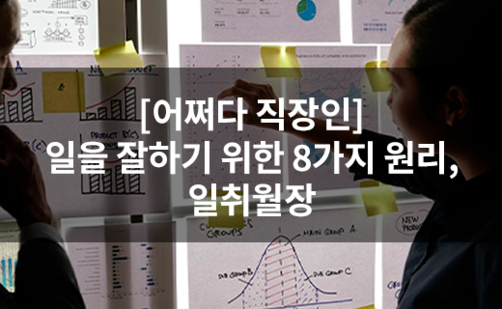 [어쩌다 직장인] 일을 잘하기 위한 8가지 원리, 일취월장